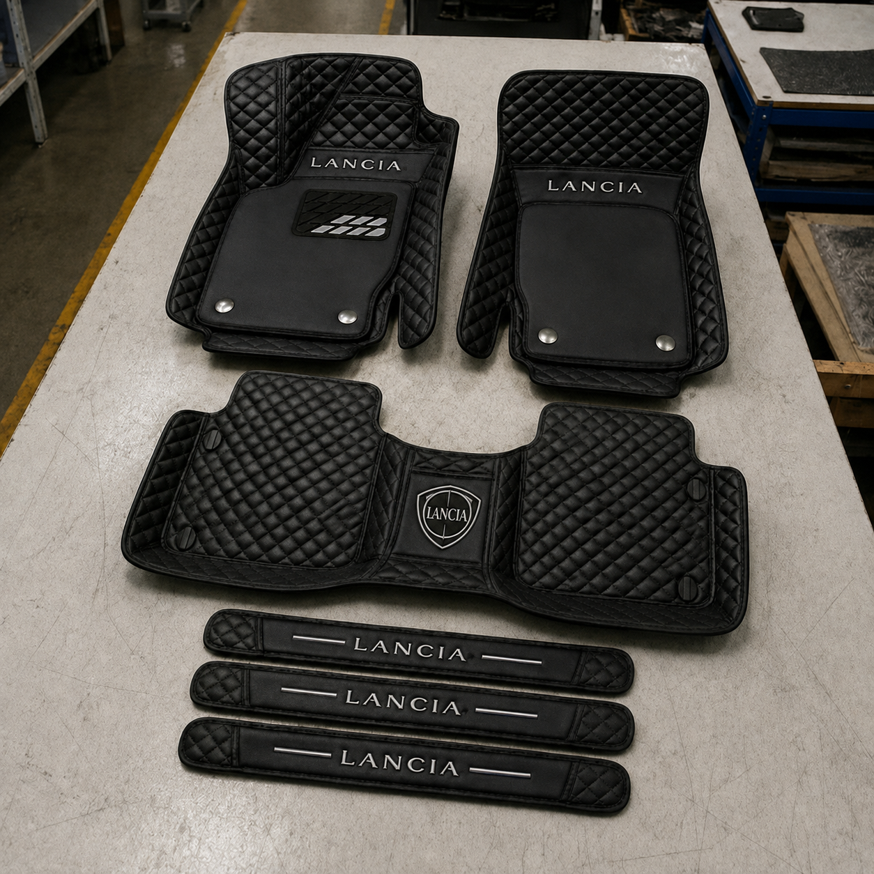 Set Tappetini Auto in Vera Pelle Premium — Protezione Elegante per il Tuo Veicolo