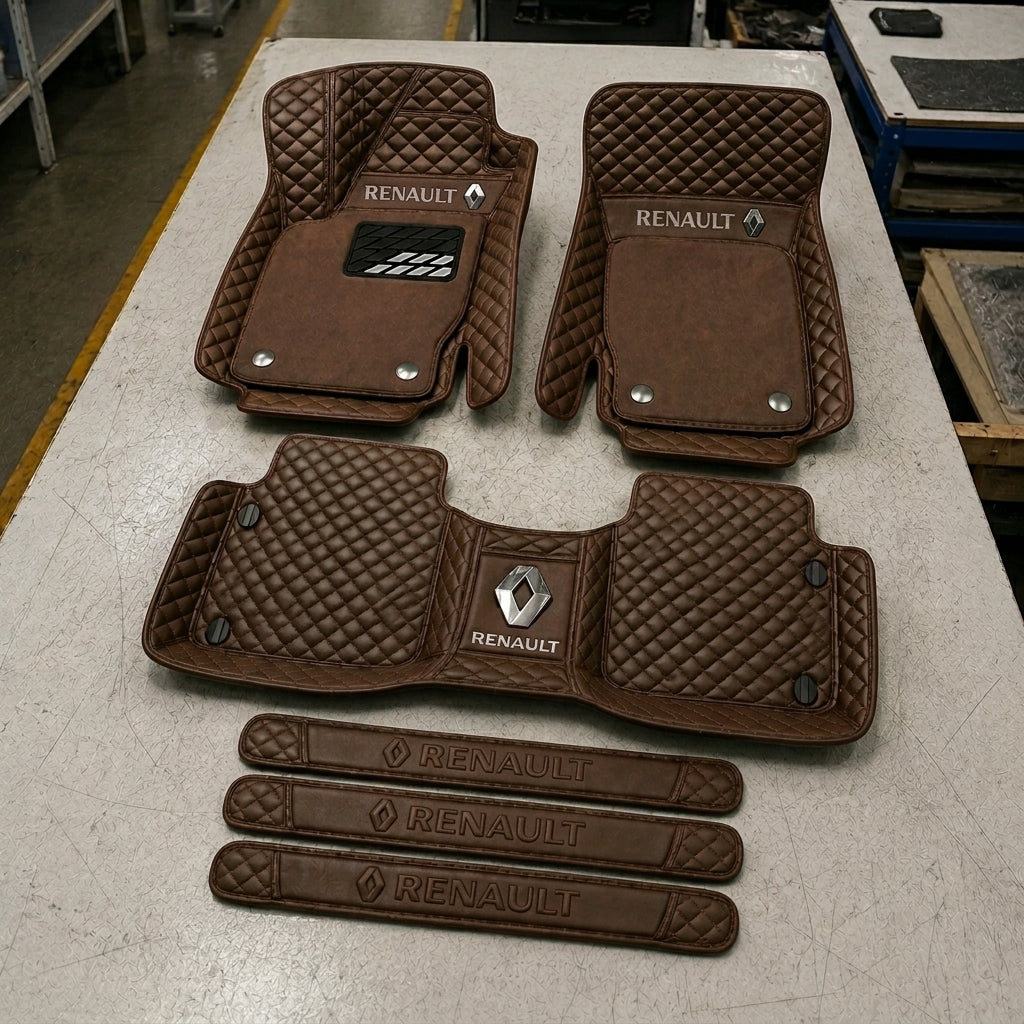 Set Tappetini Auto in Vera Pelle Premium — Protezione Elegante per il Tuo Veicolo