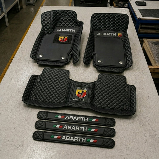 Set Tappetini Auto in Vera Pelle Premium — Protezione Elegante per il Tuo Veicolo