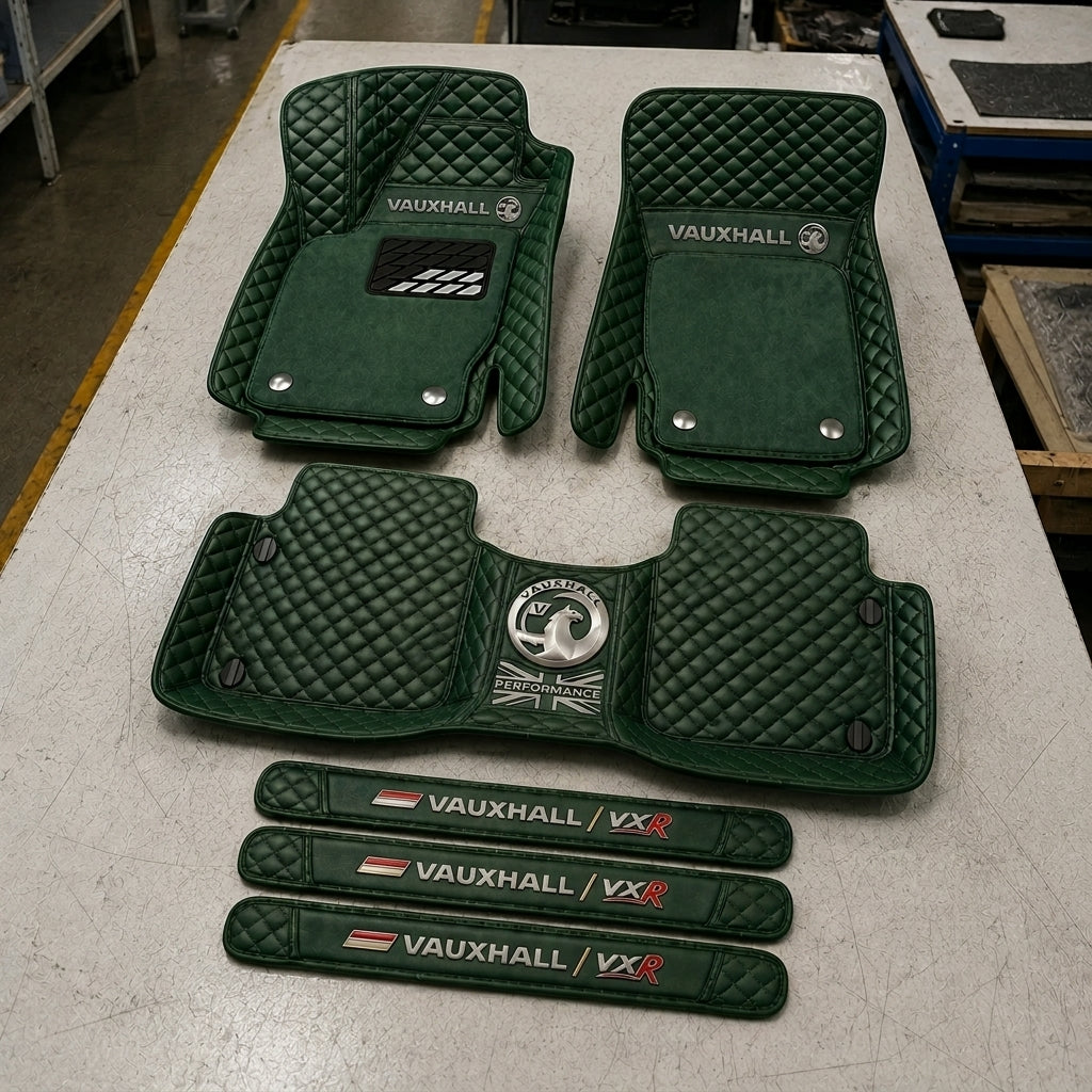 Set Tappetini Auto in Vera Pelle Premium — Protezione Elegante per il Tuo Veicolo