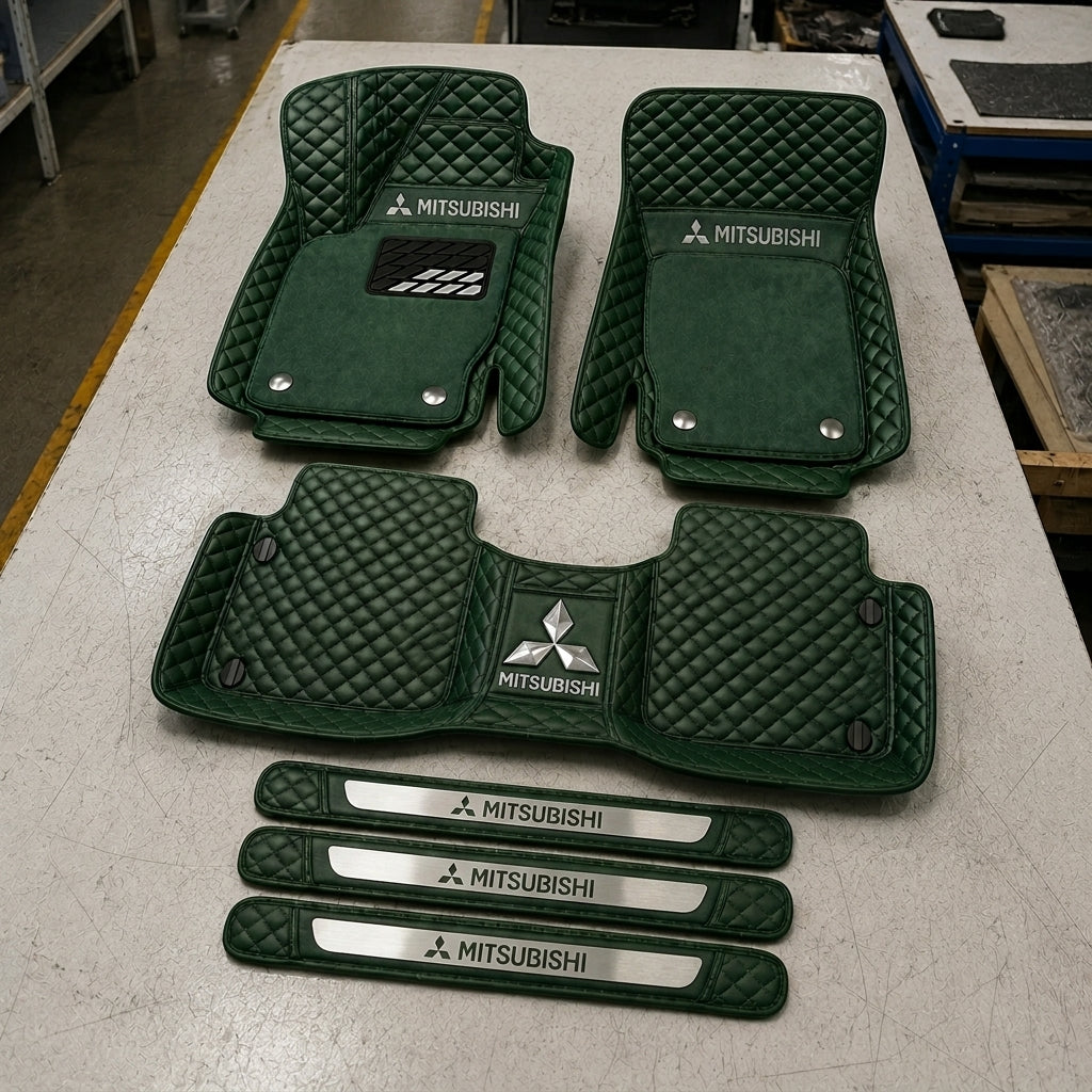 Set Tappetini Auto in Vera Pelle Premium — Protezione Elegante per il Tuo Veicolo