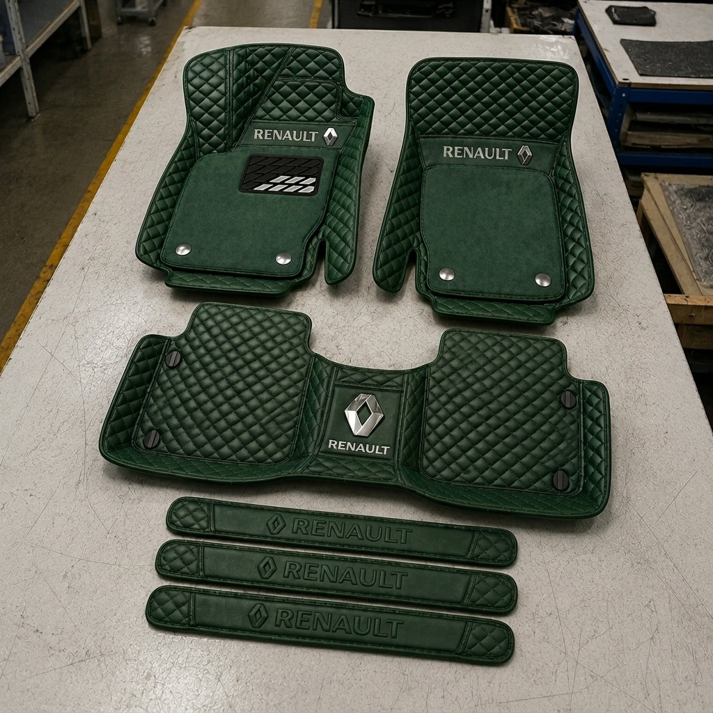 Set Tappetini Auto in Vera Pelle Premium — Protezione Elegante per il Tuo Veicolo