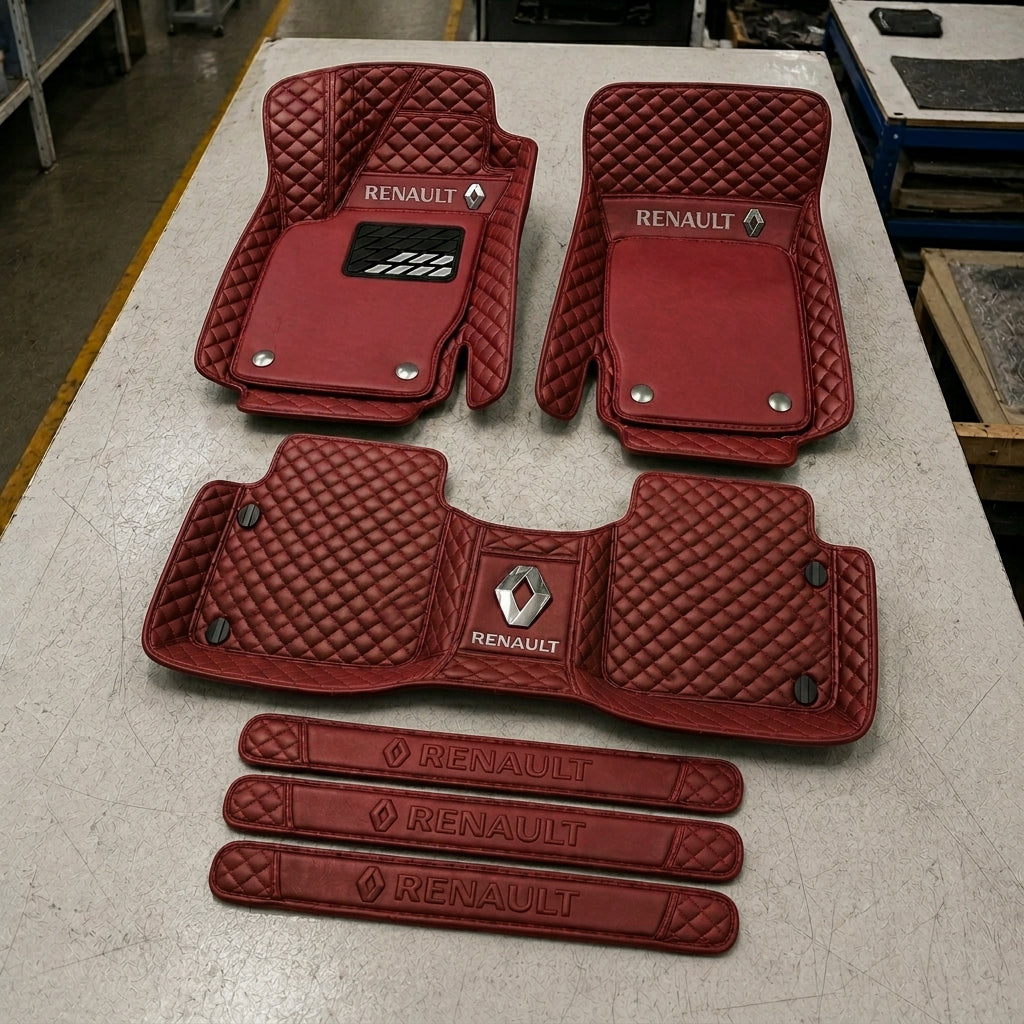 Set Tappetini Auto in Vera Pelle Premium — Protezione Elegante per il Tuo Veicolo
